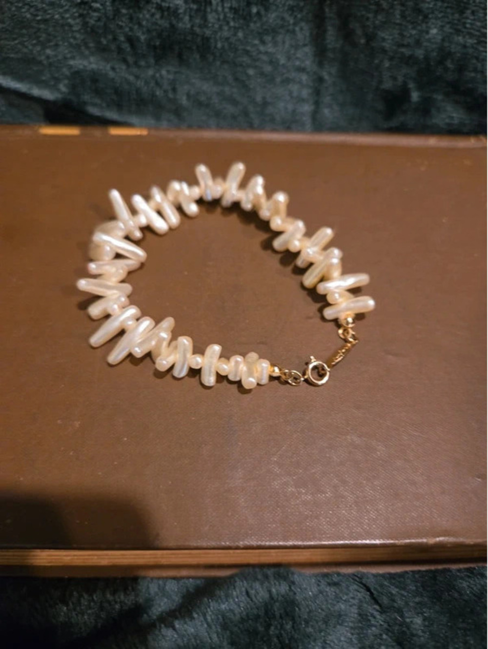 Napier faux pearl bracelet